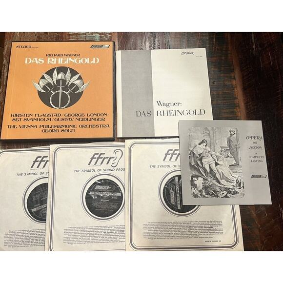 Richard Wagner Vinyl Lot- Gotterdammerung Das Rheingold Siegfried LP Box Sets - Picture 3 of 7